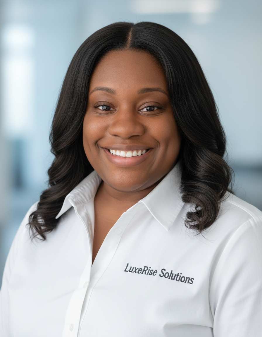 Lashawn Blackston, Founder and CEO of LuxeRise Solutions